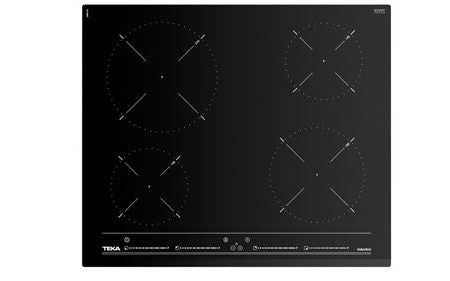 Placa de Indução Teka IZ 6415 | Elétrica | 60 cm | 4 Zonas | Preto Supply