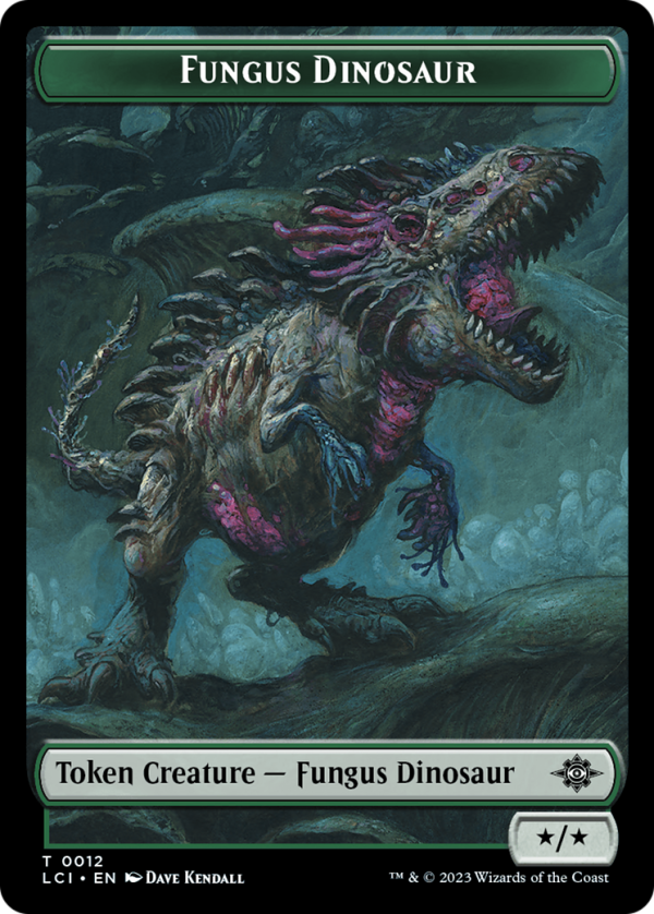 Fungus Dinosaur    Spirit Double-Sided Token [The Lost Caverns of Ixalan Tokens] Discount