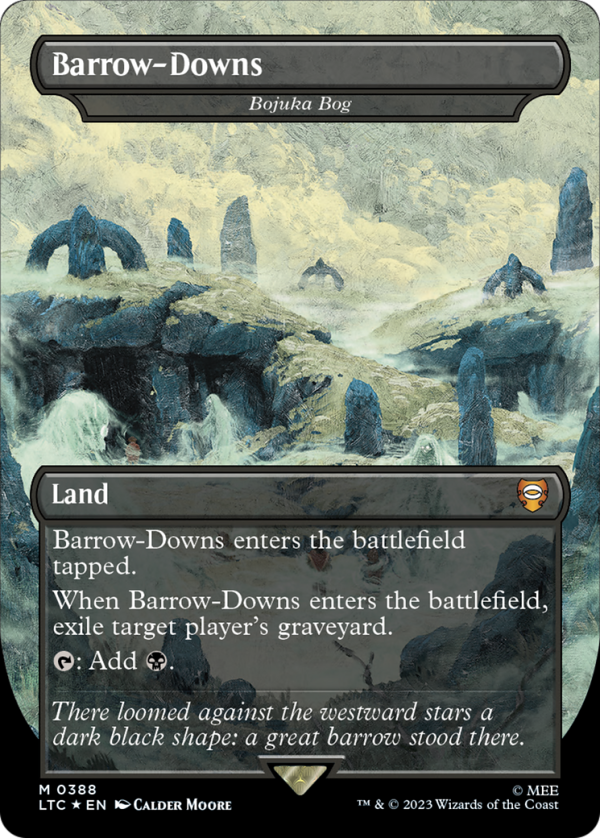 Barrow-Downs - Bojuka Bog (Surge Foil Realms and Relics) [The Lord of the Rings: Tales of Middle-Earth Commander] Supply