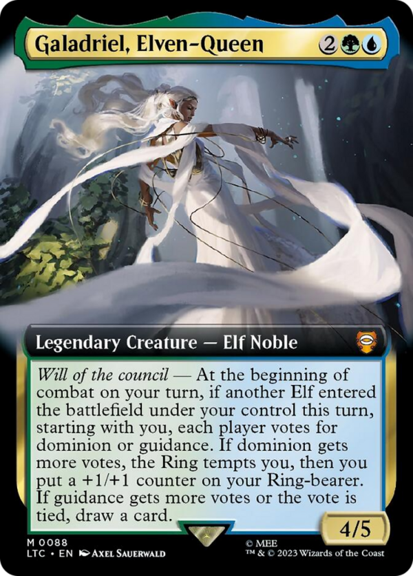 Galadriel, Elven-Queen (Extended Art) [The Lord of the Rings: Tales of Middle-Earth Commander] Online now