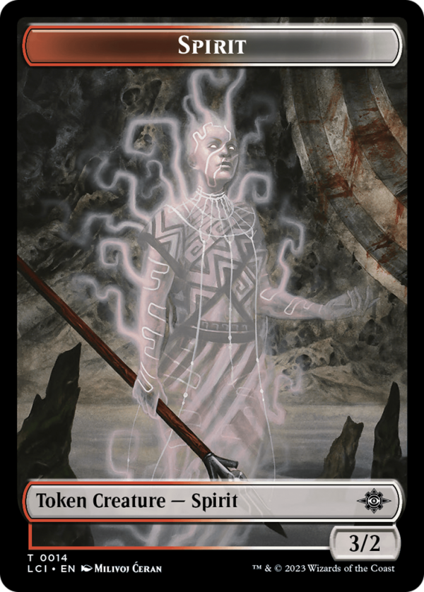 Spirit Token [The Lost Caverns of Ixalan Tokens] For Sale