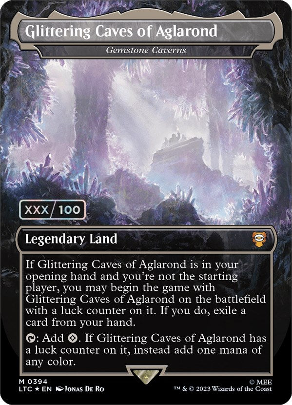 Glittering Caves of Aglarond - Gemstone Caverns (Serialized) [The Lord of the Rings: Tales of Middle-Earth Commander] Supply