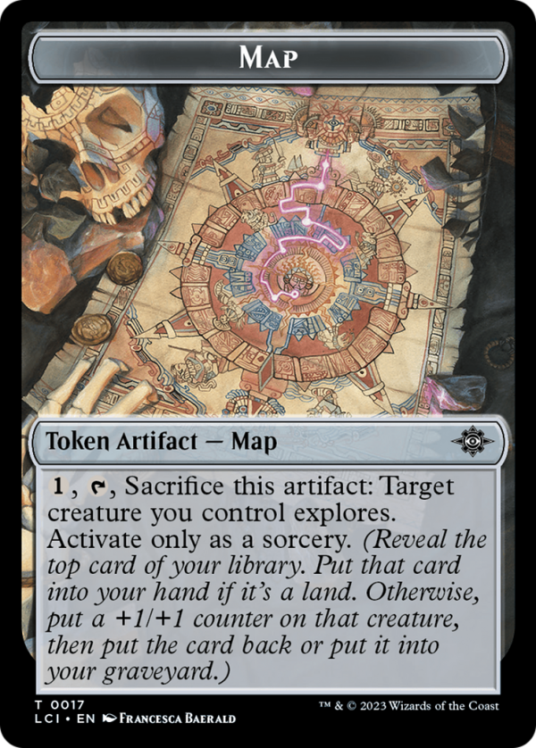 Map    Angel Double-Sided Token [The Lost Caverns of Ixalan Tokens] For Sale