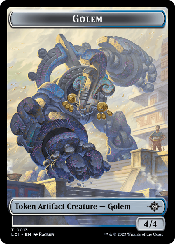 Map    Golem Double-Sided Token [The Lost Caverns of Ixalan Tokens] Online