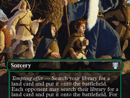 Tempt with Discovery (Borderless) [The Lord of the Rings: Tales of Middle-Earth Commander] For Cheap