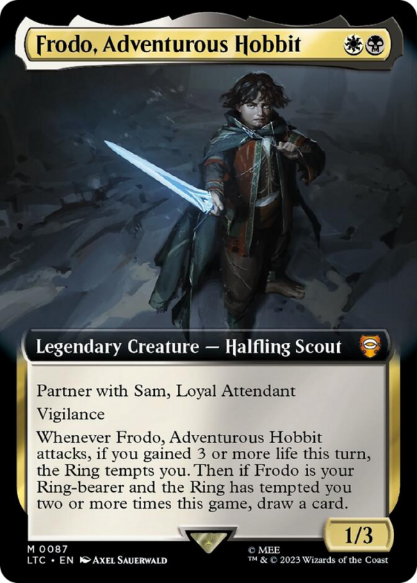 Frodo, Adventurous Hobbit (Extended Art) [The Lord of the Rings: Tales of Middle-Earth Commander] Fashion