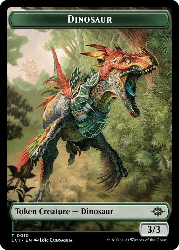 Dinosaur Egg    Dinosaur (0010) Double-Sided Token [The Lost Caverns of Ixalan Tokens] Online