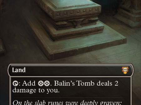 Balin s Tomb - Ancient Tomb (Surge Foil Realms and Relics) [The Lord of the Rings: Tales of Middle-Earth Commander] Cheap