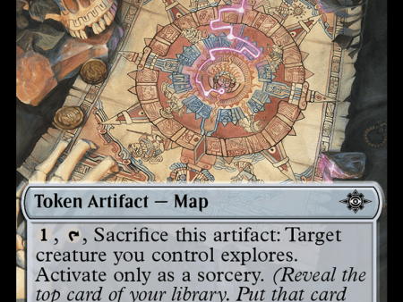 Map Token [The Lost Caverns of Ixalan Tokens] Cheap