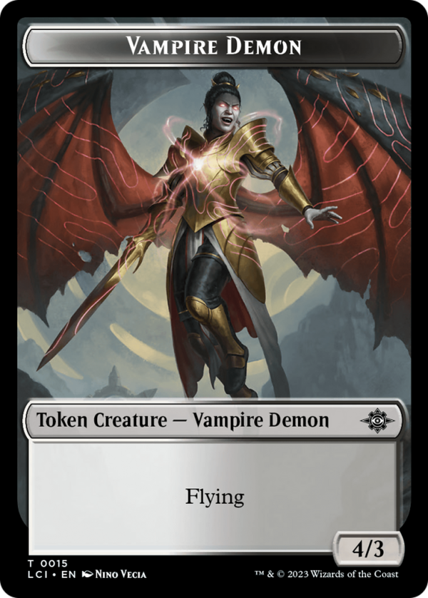 Map    Vampire Demon Double-Sided Token [The Lost Caverns of Ixalan Tokens] on Sale