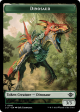 Gnome    Dinosaur (0010) Double-Sided Token [The Lost Caverns of Ixalan Tokens] Hot on Sale