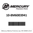 Mercury - Screw @2 - 10-8M6003941 Online