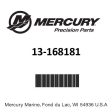 Mercury - Lockwasher - 13-168181 For Sale