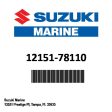 Suzuki - Pin, piston - 12151-78110 For Sale