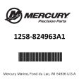 Mercury - Fuel tank - 1258-824963A1 on Sale