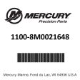 Mercury - End cap assy - 1100-8M0021648 Online