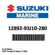 Suzuki - Shim,tappet(t:2 - 12892-93J10-280 Online Sale