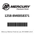 Mercury - Fuel tank - 1258-8M0058371 Hot on Sale