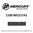 Mercury - Housing kt-pinion - 1100-881217A1 on Sale