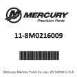 Mercury - Locknut - 11-8M0216009 Hot on Sale