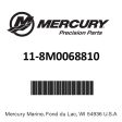 Mercury - Locknut-.500-20 - 11-8M0068810 Online now