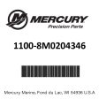 Mercury - Endcape probe - 1100-8M0204346 For Sale