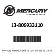 Mercury - Flatwasher - 13-809933110 Supply